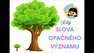 Řekni slovo opačného významu