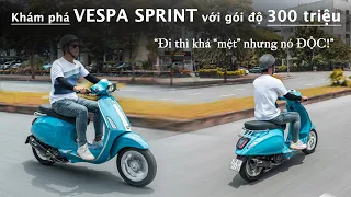 Khám phá Vespa Sprint với gói độ 300 triệu: Đi thì khá “mệt” nhưng nó ĐỘC! |XEHAY.VN|