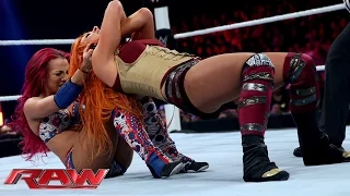 Becky Lynch vs. Sasha Banks: Raw, December 28, 2015