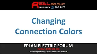 Changing Connection Colors | EPLAN Education