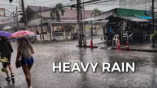 Pattaya Soi Buakhao Heavy Rain And Thunderstorms, Pattaya Today