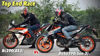 Top End Race : 2024 Duke390  vs  RC390 🔥Full Potential 😱