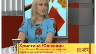 Христина Юшкевич у прямому ефірі на "5 каналі" 13 липня 2016 року