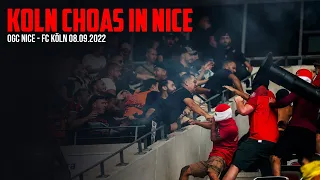 OGC NICE - FC KÖLN | Ausschreitungen Köln-Fans in Nizza (Incidents Nice-Cologne) 08.09.2022