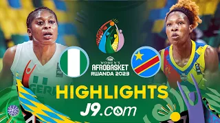 Nigeria 🇳🇬 v Congo DR 🇨🇩 | Group Phase | J9 Highlights | FIBA Women's Afrobasket 2023