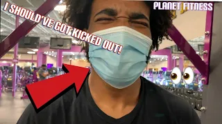 ALMOST GOT KICKED OUT FOR THIS.....Planet Fitness(Vlogmas 2020)