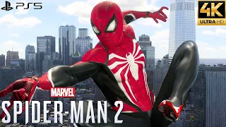 Marvel's Spider-Man 2 PS5 - Advanced Suit 2.0 Free Roam Gameplay (4K 60FPS)