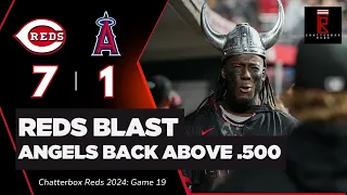 Cincinnati Reds and Elly De La Cruz Blast the LA Angels to go above .500 | Chatterbox Reds | Game 19