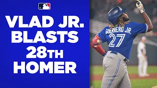 Vladimir Guerrero Jr. CRUSHES his 28th homer of the season!