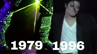 Michael Jackson Evolution of Ankle Breaker Rock With You 1979 - 1996 #michaeljackson