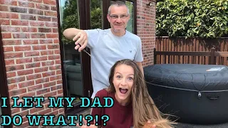 I let my Dad do WHAT ?!?! | Hair cut |