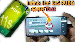 Infinix Hot 11S PUBG Test 😍| fps test | infinix hot 11s pubg Graphics