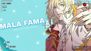 Mala Fama [Nightcore Male Version]