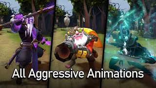 Dota 2 - All Aggressive Animations