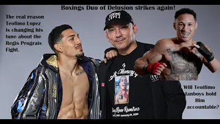 (Duo of Delusion!) Teofimo Lopez Sr writing checks Teofimo Lopez Jr a$$ can't cash!