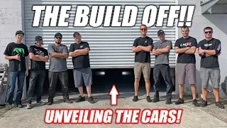 Build Wars DAY 1: Team Cleetus -VS- Team Boostedboiz ULTIMATE Youtube Build-Off!