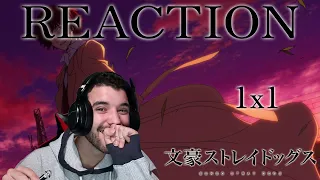 I'm Already Hooked!! Bungo Stray Dogs 1x1 REACTION!! "Fortune Is Unpredictable and Mutable"