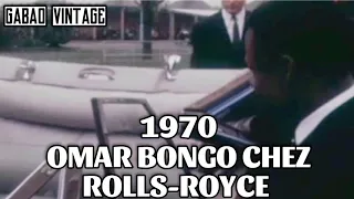 1970, OMAR BONGO VISITE L'USINE ROLLS-ROYCE. #omarbongo #gabon #rollsroyce