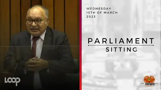 Parliament Sitting | Wednesday, 15th of March, 2023