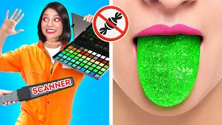 GENIALE SNACK-SCHMUGGEL-IDEEN! || so schmuggelst du Make-up in die Klasse auf 123 Go! GOLD