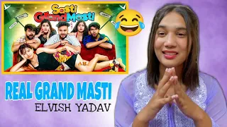 Sasti Grand Masti || Elvish Yadav || Comedy Video || Reaction || Wishdngaming.. #viral #elvishyadav