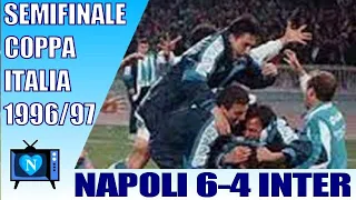 Napoli - Inter 6-4, dopo i rigori | coppa Italia 1997 | semifinale di ritorno