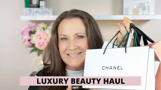 LUXURY MAKEUP & SKINCARE HAUL | Chanel | Sisley | La Mer | Bobbi Brown | Makeup Over 50