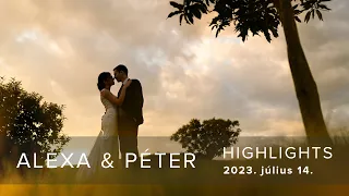 Alexa & Péter - Az esküvő legszebb pillanatai (wedding highlights)