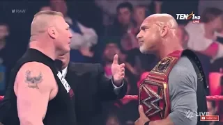 Wwe Raw 3-6-2017 Goldberg  And Brock Lesnar Full HD
