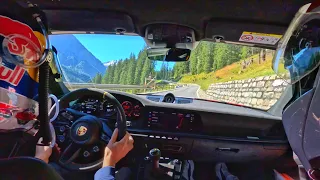 Onboard Porsche 911 GT3 RS (992) Weissach NEEL JANI Arosa ClassicCar 2023