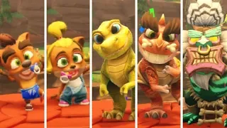 Crash Team Racing Nitro-Fueled - All New Characters & Skins + Victory Animations & Gameplay