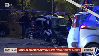 Campagna. Carabinieri travolti e uccisi. Donna drogata e ubriaca al volante - Ore 14 del 08/04/2024