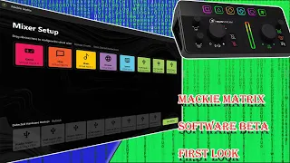 Mackie Mainstream software | Mackie Matrix