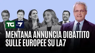 Mentana annuncia dibattito sulle europee su La7
