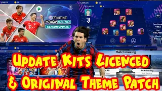 How to install Patch Pes 2021 Update Kits Licenced & Original Theme