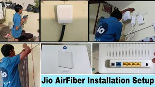 Jio Airfiber Price,Booking & Installation Setup..Jio Airfiber Installation Kaise Kiya Jata Hai..