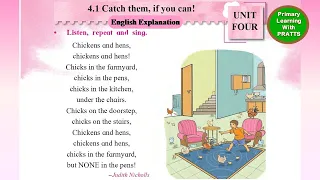 Unit 4.1 Catch Them If You Can, English Explanation, Std 2, Balbharati, Maharashtra Board,