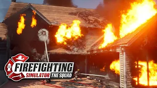 FIREFIGHTING SIMULATOR (THE SQUAD) || GAMEPLAY & REVIEW!