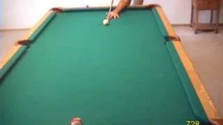 Pool and billiards "impossible" cut shots, from VEPS V (NV B.92)