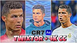 Cristiano Ronaldo Twixtor - 4k Clips + CC High Quality For Editing 🤙💥 #Part1