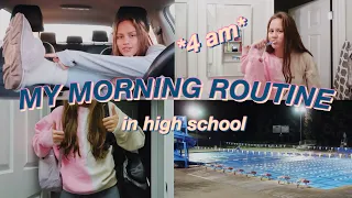my 4am MORNING ROUTINE (high school)
