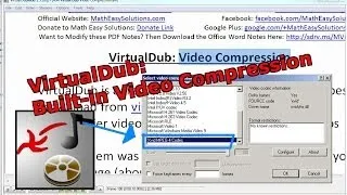 VirtualDub: Built-in Video Compression