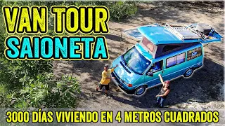 VAN TOUR VW T4 🚙 Así es NUESTRA FURGONETA CAMPER 😱 3000 días VIVIENDO en 4m² | Furgo en ruta T3-E16