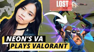 Neon Voice Actor Being Bad at Valorant for 6 Minutes // Vanille Velasquez