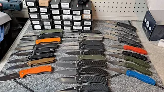 Huge ganzo knife collection first impression of 28 new knives