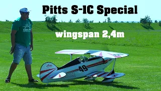 Pitts S-1C Special | 2,4m scale aerobatic RC biplane | 4K | Holesov 2023