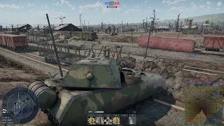 When you have to "thread the needle" with HE shells (Maus gameplay)