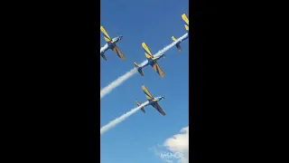 Após mais de 20 anos, Franca recebe apresentação da Esquadrilha da Fumaça @pindoretamavip