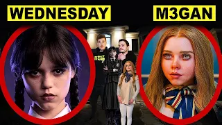 KAMERA überwacht M3GAN und WEDNESDAY ADDAMS ohne DROHNE um 3 UHR mittags!!