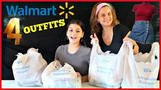 Mom picked   4 outfits for me from  Walmart .Challenge!!KEILLY ALONSO